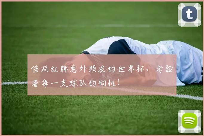 伤病红牌意外频发的世界杯,考验着每一支球队的韧性!